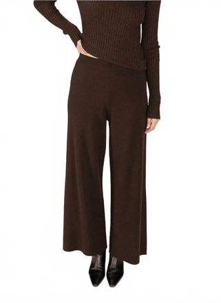 Grace & Mila Sao Knit Trousers In Chocolate