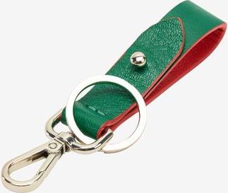 Tusk Siam Loop Keychain in Emerald /Geranium at Nordstrom