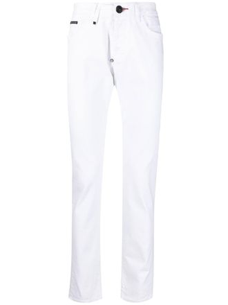 Philipp Plein Straight jeans - Wit