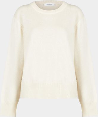 Ryan Roche Cloud Cashmere and Silk Crew-Neck Sweater Size: M