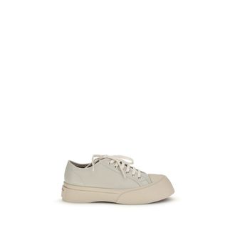 Marni White Calf Leather Bos Taurus Chunky Mens Sneakers