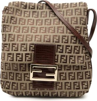 Fendi Pre-owned Cross Body Bags, female, Brown, Size: ONE SIZE Pre-owned Patterned Shoulder Bag