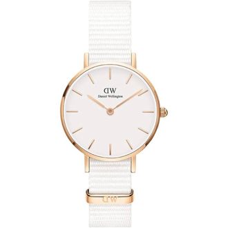 Daniel Wellington Watches, female, White, Size: ONE SIZE Petite Dover