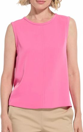 Lyss&eacute; Kayra Pull On Folded Back Top In Pink