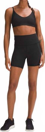 lululemon Wunder Train Mesh Panel High-Rise Short In Black