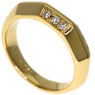 Celine Yellow Gold (18K) Band Ring (Pre-Owned)