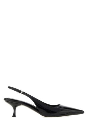 Prada Black Leather Pumps
