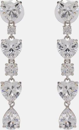 Self Portrait Tiered embellished earrings