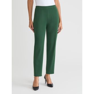 Misook Nancy Slim Leg Mylana Knit Pant in Green at Nordstrom, Size Xx-Large