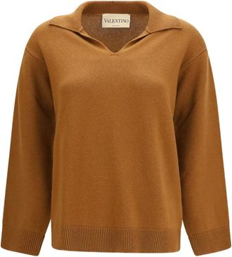 Valentino Mujer, Jerseys, Marr&oacute;n, Talla: M