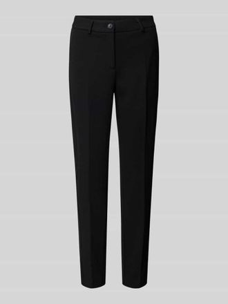 OPUS Stoffhose in verk&uuml;rzter Passform Modell Melina in Black, Gr&ouml;&szlig;e 34