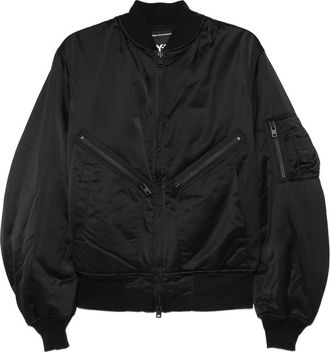 Yohji Yamamoto Zipped-pocket Bomber Jacket