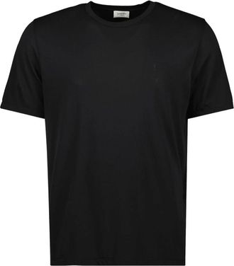Saint Laurent Cassandre Zwarte T-shirt - Heren - T-shirts - Zwart - M - Tops