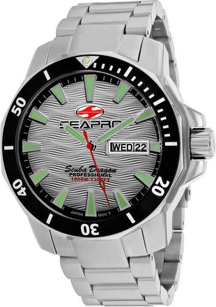 Seapro Mens Silver dial Watch