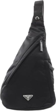Prada Pre-owned Prada Tessuto Crossbody Bag Unisex GEV0E7IFILCNDJDN