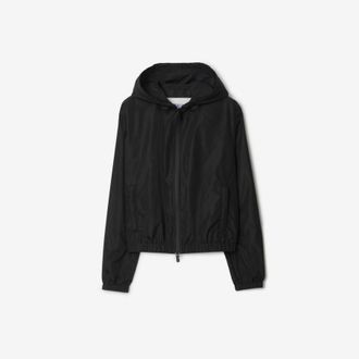 Burberry Knight Stamp Nylon Jacket, Size Medium