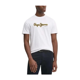 Pepe Jeans London Dorian T-Shirt - male - Pepe Jeans - T-Shirts - White - M - Tops
