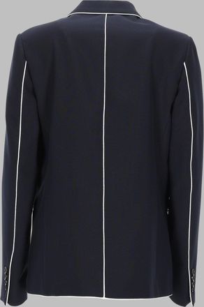 Golden Goose Single-breasted Polyester Jacket - Blue