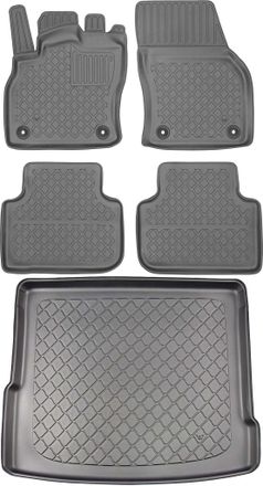 OEM Audi Q3 Ii Suv Desde Agosto De 2018. Juego De Alfombrillas Para Coche Y Maletero