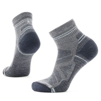 Smartwool Womens Hike Light Cushion Ankle Socks Gray L