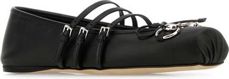 Gucci Womens Ballet Flat Black Lamb