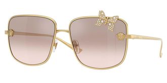 Versace VE2282 10028Z Womens Sunglasses Gold Size 59