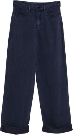 Emporio Armani linnenmix broek