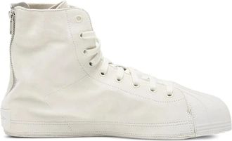 Yohji Yamamoto Nizzastar Hi - Heren - Sneakers - Wit - 38 EU - Leer - Schoenen
