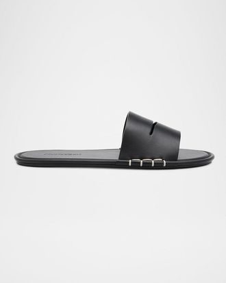J.W.Anderson Men & apos;s Leather Loafer Slide Mules