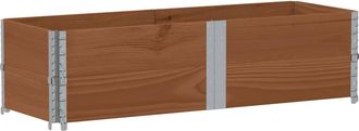 vidaXL Vidaxl Paretali Per Pallet 2pz Marroni 150x50cm Legno Massello Di