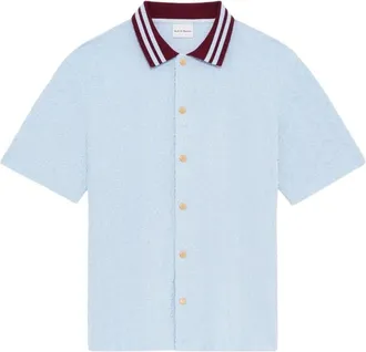Dr&ocirc;le de Monsieur Hombre, Camisas, Azul, Talla: L