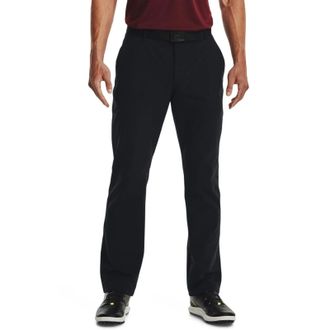 Under Armour Mens Under Armour Matchplay Pants Black Tapered Leg Flat Front JZZ1072