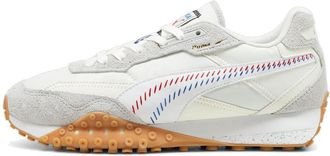 Puma Blaktop Rider Premium Athletics White Brown 398196-01