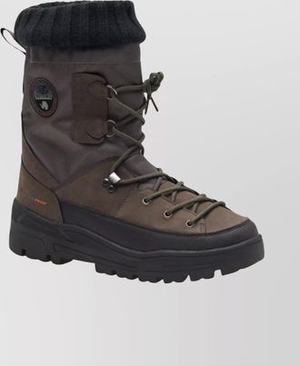 Napapijri high-top boots with pull tab and rubber sole