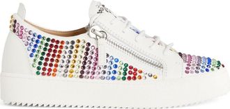 Giuseppe Zanotti Gail Strass sneakers - women - Leather - 36 - White