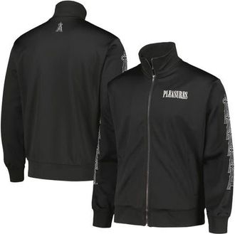 Pleasures Mens PLEASURES Black Los Angeles Angels Pitcher Full-Zip Track Jacket at Nordstrom, Size Small