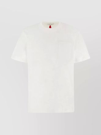 Ferragamo ribbed cotton logo print t-shirt