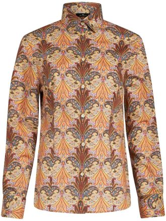 Etro Camicia con stampa paisley - Marrone
