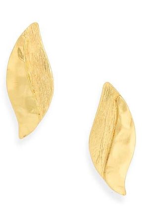 Karine Sultan Leaf Drop Earrings in Gold at Nordstrom Rack