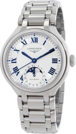 Longines Longines Primaluna Automatic Moon Phase White Dial Ladies Watch L8.126.4.71.6