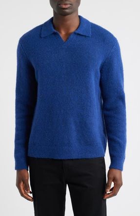 Wax London Carter Polo Sweater in Blue at Nordstrom, Size Xx-Large