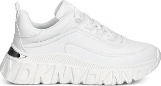 DKNY Sneakers con logo goffrato - Bianco