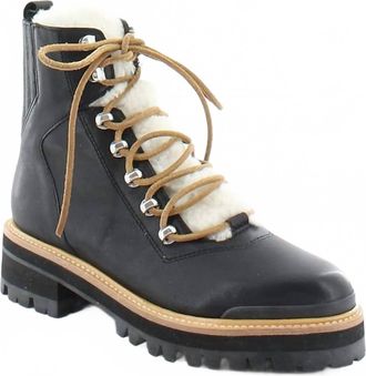 Marc Fisher Womens Izzie Ankle Boots In Black/natural