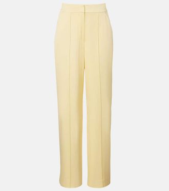 SIMKHAI Kyra satin wide-leg pants