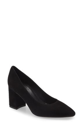 Aquatalia Peony Weatherproof Pump in Black/Black at Nordstrom, Size 5.5