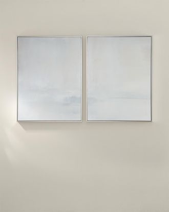 Benson-Cobb Promontory Hand-Embellished Giclee Diptych, 37 x 49