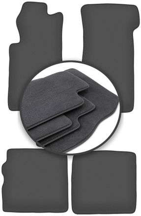 OEM Alfombrillas Premium Para Mercedes Sl R107 Delanteras Largas (1971-1989)