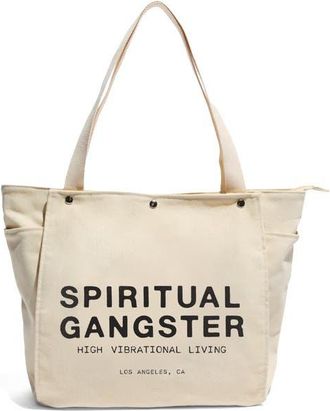 Spiritual Gangster Living Namaste Tote Bag in Canvas at Nordstrom