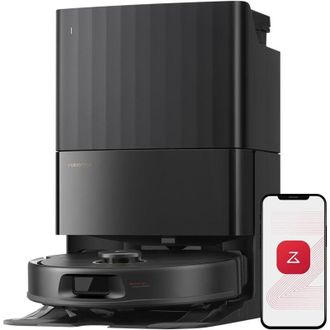 Roborock Qrevo S5v Robot Aspirador 12,000pa De Succi&oacute;n, Doble Cepillo Anti Enredos, Evitaci&oacute;n Inteligente De Obst&aacute;culos, Doble Mopa Giratoria Elevable, Auto Va