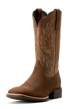 Ariat Sport Rider Cowboy Boot in Aged Smokehouse/Vintage Oak at Nordstrom, Size 14